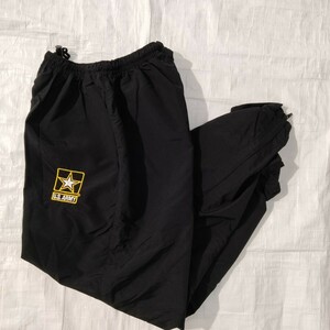 US military APFU nylon pants　ARMYトレーニングパンツ　アメリカ軍 米軍実物　ミリタリー　small short black 黒　ブラック　男女兼　