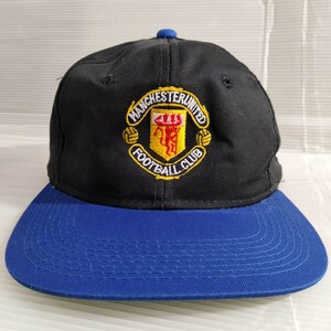 Manchester United マンチェスターユナイテッド キャップ cap 90's 90年　ビンテージyoungan 6パネル pure soccer attack sports　レア