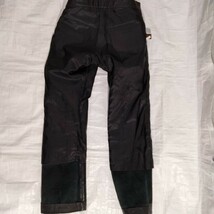 FREEDOM フリーダム　ステアハイド　本革 肉厚　レザーパンツ　革パン 5ポケット　ジーンズ型　かもめステッチ　STEERhide leather jeans _画像6