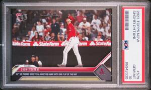 2023 TOPPS NOW 579 SHOHEI OHTANI 大谷翔平 PSA10 35本塁打 バットフリップ