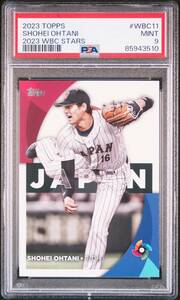 2023 TOPPS 2023 WORLD BASEBALL CLASSIC STARS WBC11 SHOHEI OHTANI 大谷翔平 PSA9