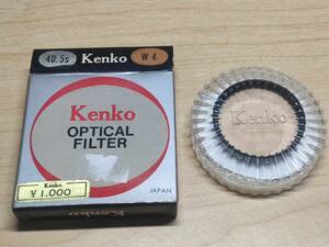 KENKO OPTICAL FILTER 40.5㎜ W4 ケンコー フィルター カメラ ビデオカメラ