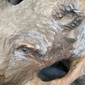 熊 彫刻 木彫り 置物 民芸品 北海道 インテリア オブジェの画像8