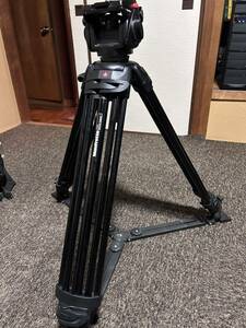 Manfrotto 三脚 (USED)雲台 セット送料込