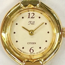 中古A CITIZEN Fill シチズン フィル 腕時計 3220-S36424 レディース クォーツ 長期保管品 動作品 電池交換済 240226-3_画像7