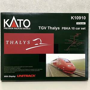 ☆KATO カトー　Nゲージ　K10910　TGV Thalys PBKA 10CarSet　10両セット　外国車両　高速鉄道 