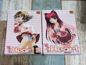 成年コミック ノアール出版 NOIR セカンド Heart 1巻2巻 の2冊セット To Heart トゥハート 同人誌