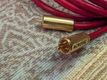 アクロテック ACROTEC 6N-A2110 RCA 1.0m 2本 と 6N-A2050 RCA 1.0m 2本 RCAケーブル _画像7