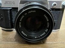 A3540◆CANON キャノン / ボディ AE-1 　LENS FD 50mm 1:1.8_画像2