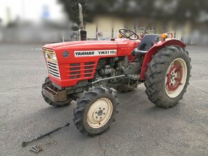 （青森）Yanmar Tractor YM3110D 31馬力 2553.5hours ハイパワーシフト ディーゼル 4WD differentialロック（91-2403-15）