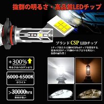 サイズ: HB39005 まぶしい LEDヘッドライト 9005 HB3 ハイビーム用 新車検対応12V LEDバルブ HB3 ハ_画像2