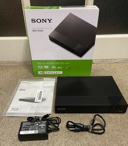 KB1261n 【動作確認済】SONY ソニー ブルーレイディスク/DVDプレーヤー BDP-S1500 2017年製 リモコン付き 中古