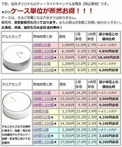 【タイムセール】 ティーキャンドル ロウソク ろうそく クリアカップ 50個 約8時間 ティーライトキャンドル 燃焼_画像2