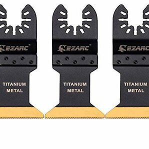 【現品限り】 3点セット マルチツール 金属切断 EZARC 互換 切れ味抜群 （44ｍｍ） メタル 替刃 電動工具 鋸刃 先端の画像1