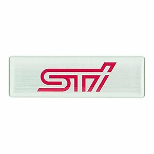 【特価】 SUBARU／スバル STI【エンブレム（ヘアライン）】STSG15100240