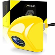 即決価格★ CAR リアカメラ 12V バックカメラ ネジでナンバープレート取付車載カメラ 黄色 ROVER 44万画素数 IP_画像1