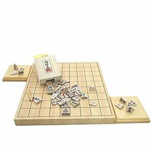 【お買い得品】 囲碁ラボオリジナル根付つき 木製将棋盤セット