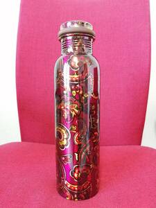 純銅ウォーターボトル *1.0 litr. * Copper Paint water Bottle.*すぐに健康上の利点を得ます。* 日本にとって最高の品質*