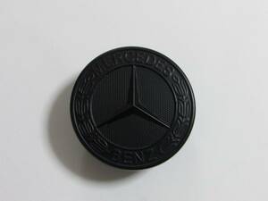 Mercedes Benz メルセデス ベンツ ボンネット バッチ エンブレム マットブラック 56mm