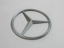 Mercedes Benz メルセデス ベンツ リア トランク エンブレム マットシルバー 90mm_画像2