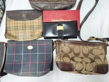 【まとめて14点】 GUCCI LOUISVUITTON コーチ BURBERRY セリーヌ ハンティングワールド クリスチャンディオール サルヴァトーレフェラガモ _画像5