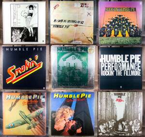 HUMBLE PIE　ハンブル・パイ　輸入盤LP 8点 ＋ 国内盤LP（帯無し）1点　セット