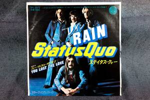 STATUS QUO　ステイタス・クォー　RAIN　日本盤 PROMO 7inch SINGLE [VERTIGO　SFL-2072]