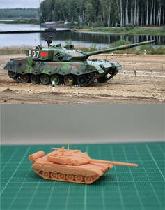 1/144 未組立 Chinese ZTZ-96A Main Battle Tank (fine detail) Resin Kit (S3042)