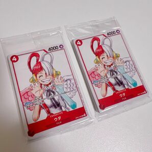 2個　FILM RED ONE PIECE ワンピース スペシャルカードセット ウタ 映画 フィルムレッド