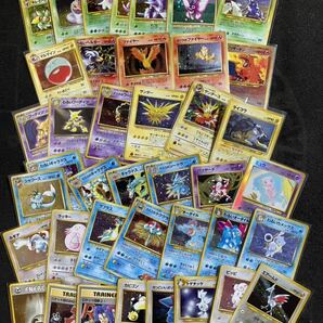 ポケモンカード 旧裏面 約40枚 美品のみ キラカード リザードン 旧裏 Pokemon Cardの画像1