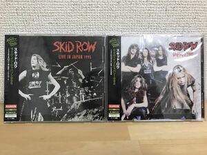 [ almost new goods * ultimate beautiful goods ] skid * low live * in * Japan 1992 / 1995 complete limitation record 2CD set foreign record domestic specification SKID ROW ALIVE THE LIVE