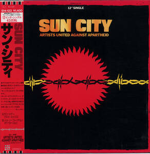 AL372■アパルトヘイトに反対するアーティストたち■SUN CITY(12inch)帯付き