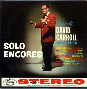 AL670■DAVID CARROLL AND HIS ORCHESTRA■SOLO ENCORES(LP)USプロモ盤