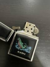 ZIPPO ジッポ オイルライター 喫煙具 ALASKA アラスカ 火花確認済み _画像6
