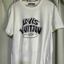 LOUIS VUITTONホワイトTシャツXLサイズレディース_画像1