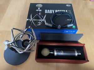 コンデンサーマイク Blue Baby Bottle SL BM1300BK XLR + 卓上型マイクスタンド ST-65A + XLRケーブル 2メートル