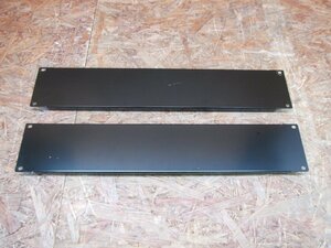 * server rack rack for cover black blank panel 2U 2 pieces set *Z-1352