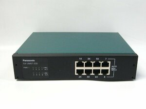 ▽Panasonic GA-UM6T-ESD PN24061 8ポート レイヤ2 スイッチングハブ 中古 パナソニック ギガビット 1000BASE-T