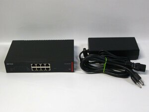 vBUFFALO BS-GS2008P 8 порт PoE соответствует re year 2 Giga Smart переключатель б/у Buffalo Giga bit Business Switch