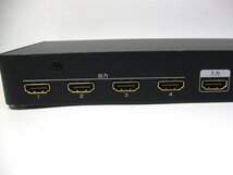 ▽ELECOM VSP-HD18BK 1入力8出力 HDMI分配器 ビデオスプリッター 中古 エレコム VSP-HDBKシリーズ_画像4