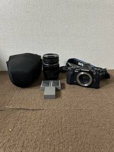 T【中古現状品】OLYMPUS オリンパス OM-D E-M5Ⅱ ミラーレス一眼レフ レンズ 12-40mm 1:2:8 PRO ブラック 通電動作未確認 ジャンク