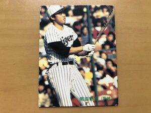 カルビープロ野球カード 1983年 岡田彰布(阪神タイガース) No.155