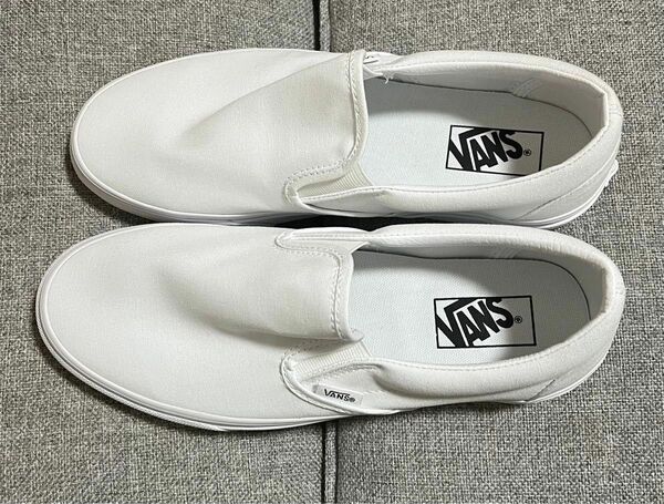 VANS スリッポン CLASSIC トゥルーホワイト 27cm True White バンズ ヴァンズ