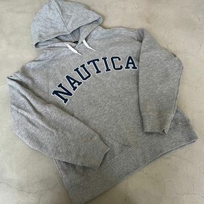 【NAUTICA/ノーティカ】アップリケロゴ裏毛パーカー