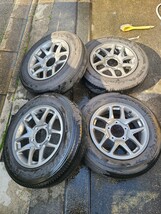 Jimny　ジムニー　JB64 　純正アルミ&タイヤ　4本セット　175/80R16　中古　デューラーH/L_画像1