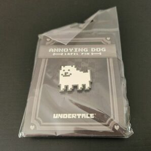 【希少】UNDERTALE アンダーテール ピンバッジ うざいイヌ