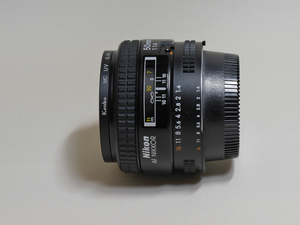 Nikon AF Nikkor 50mm F1.4　美品　値下げしました。