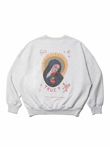 COOTIE PRODUCTIONS/Open End Yarn Sweat Crew（MARY）（Oatmeal）［スウェットクルー-23秋冬］ [CTE-23A318] 降谷建志　クーティー