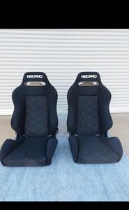 【直接引取希望】RECARO、レカロ、SR3、 ルマンカラー 左右セット　セミバケ 