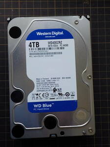 HDD Western Digital WD40EZRZ 4TB 3.5インチ WD Blue 使用209時間 【中古(05)】